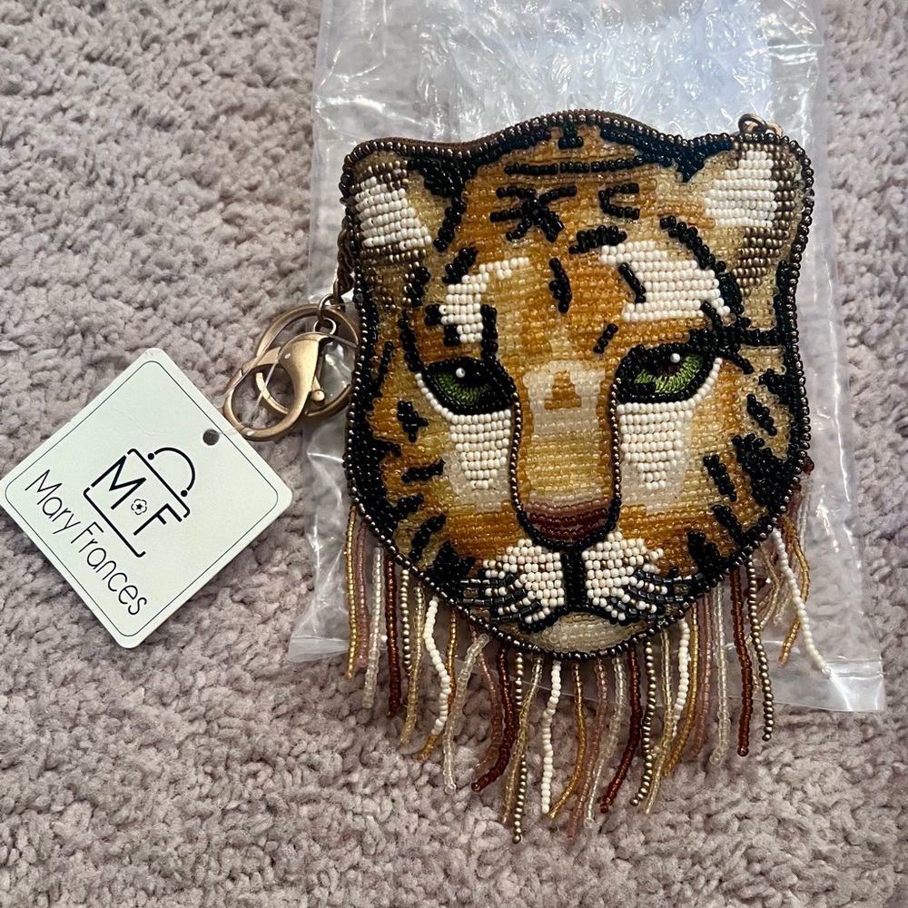 Mary Frances Elegant Beaded Coin Purse